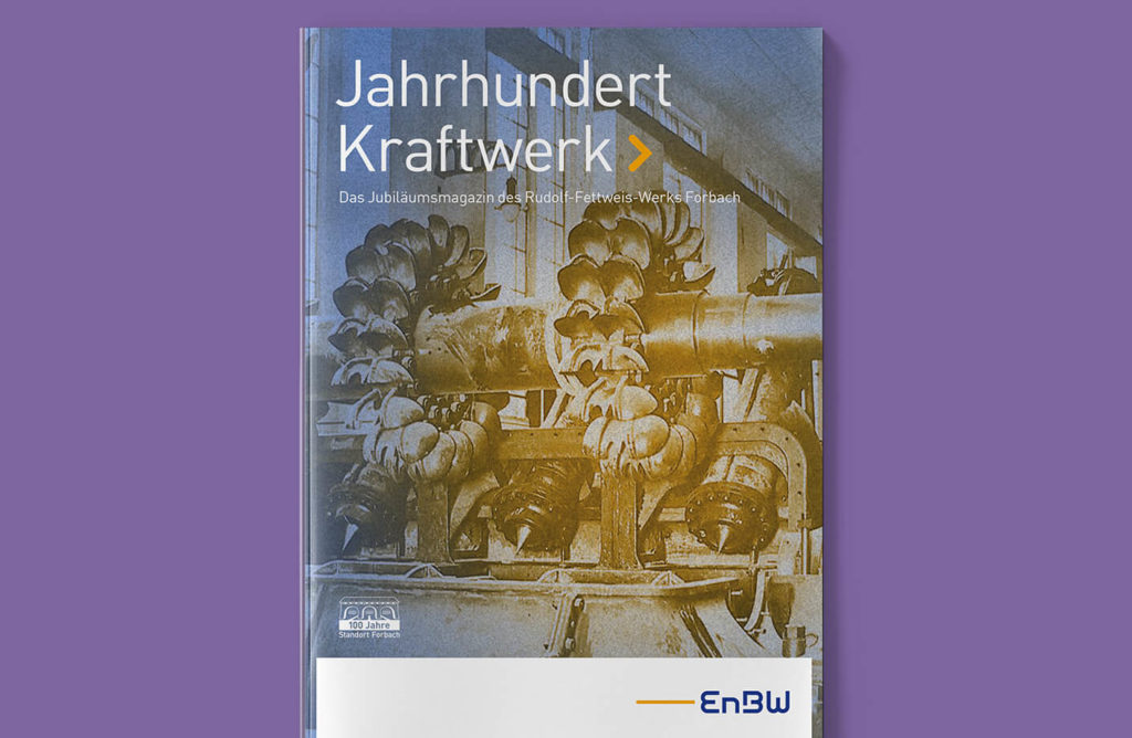 EnBW Jubiläumsbroschüre Vorschaubild