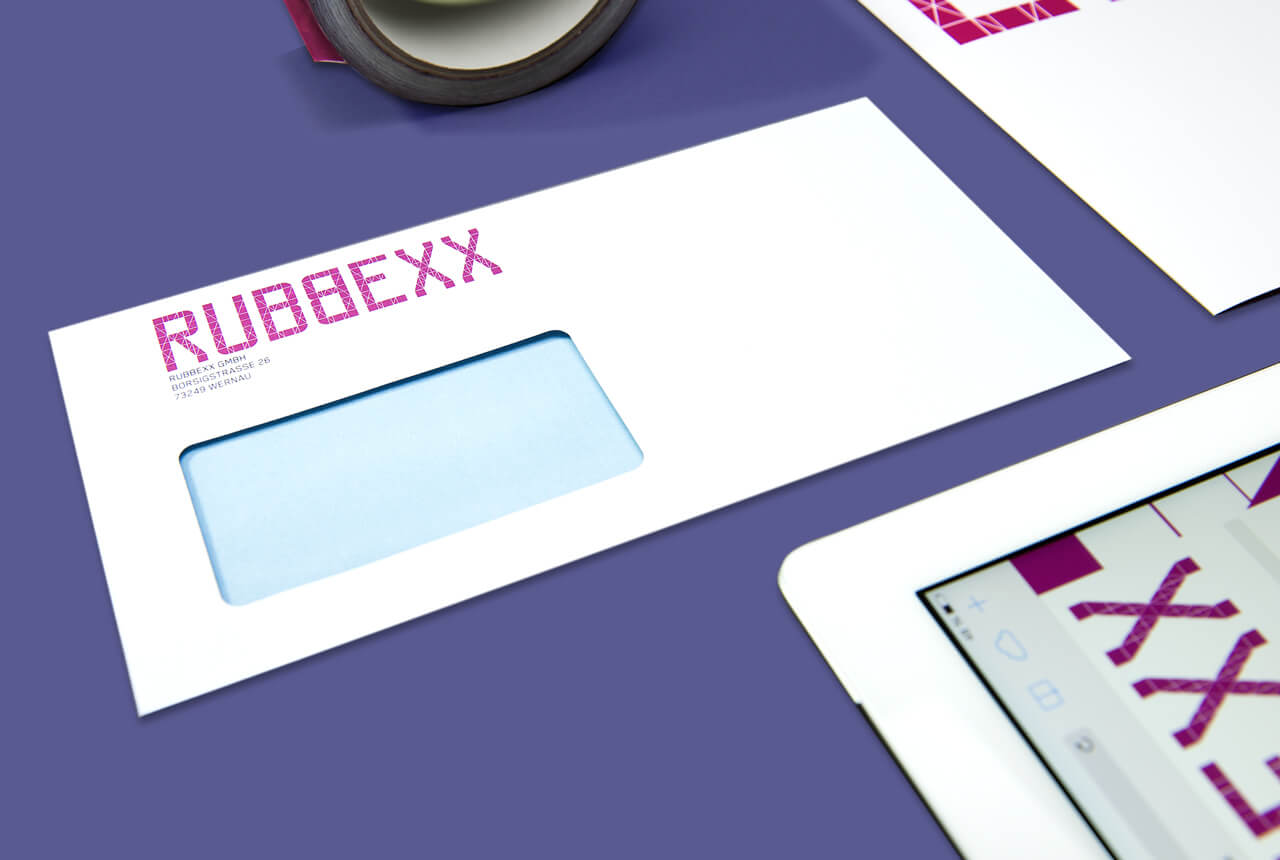 Rubbexx Branding Briefumschlag